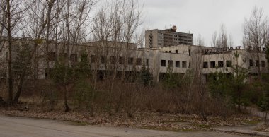 Chernobyl hayalet kasaba Pripyat, dönme dolabı