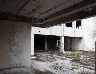 Chernobyl hayalet kasaba Pripyat, dönme dolabı
