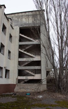 Chernobyl hayalet kasaba Pripyat, dönme dolabı