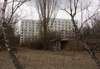 Chernobyl hayalet kasaba Pripyat, dönme dolabı