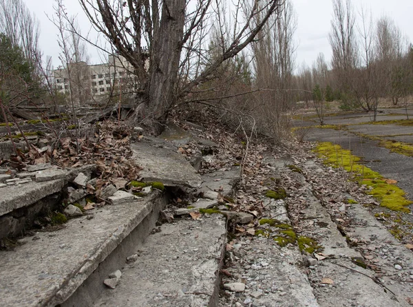 Ciudad fantasma Pripyat en Chernobyl, noria —  Fotos de Stock