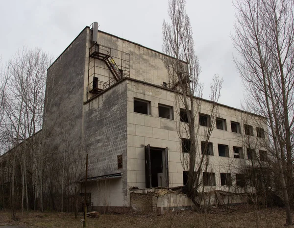 Spökstad Pripyat i Tjernobyl, pariserhjulet — Stockfoto