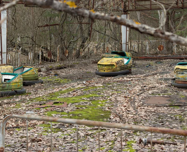 Cidade fantasma Pripyat em Chernobyl, Ferris wheel — Fotografia de Stock