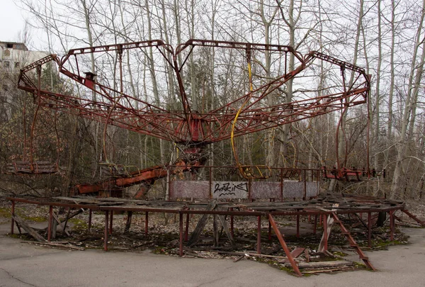 에 르 빌의 유령 도시 Pripyat, 페리스 휠 — 스톡 사진