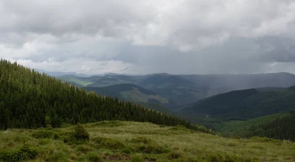 Trekking Carpathians Petros Hoverla Montenegrin Ridge Pop Ivan — Stock Photo, Image