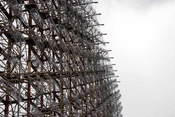 Military antenna in Chernobyl,Tour to Chernobyl and Pripyat