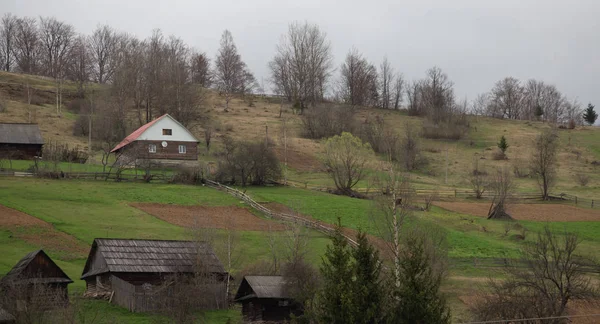 Repos Dans Les Carpates Randonnée Dans Les Montagnes Gorgany — Photo