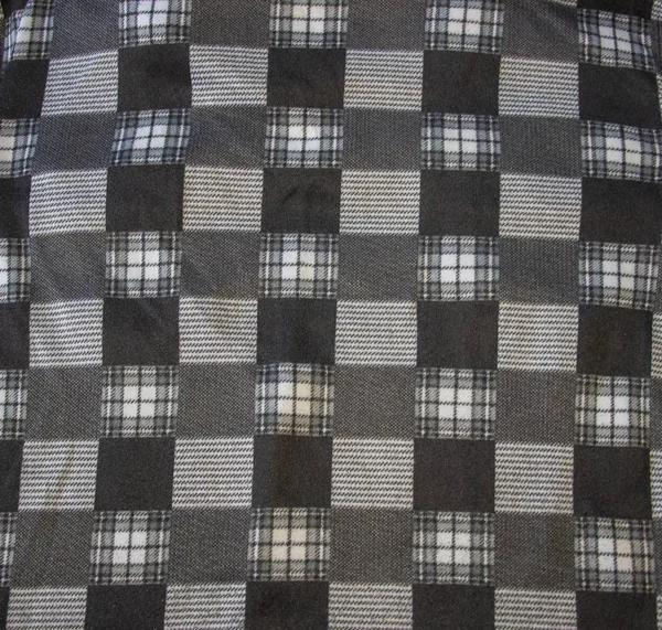 Latar Belakang Kain Checkered Latar Belakang Tekstur Tak Berjahit — Stok Foto
