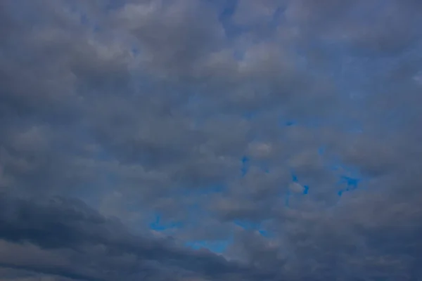 Indah foto awan di langit biru, Sekumpulan awan kecil — Stok Foto