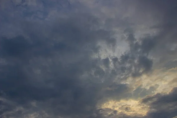 Indah foto awan di langit biru, Sekumpulan awan kecil — Stok Foto