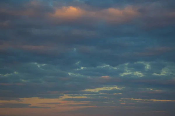 Eine Herde Kleiner Wolken Schönes Foto Von Wolken Blauen Himmel — Stockfoto