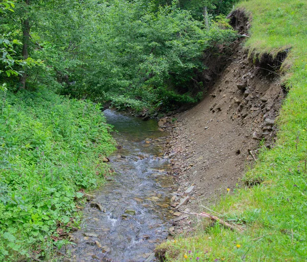 Perjalanan Tak Terlupakan Pegunungan Gorgan Air Terjun Istirahat Carpathians — Stok Foto