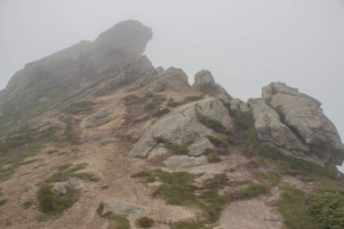 Karpatlarda Trekking, Pop Ivan Marmarassky Pop Ivan Chernogorsk Ukrayna ve Romanya arasındaki sınıra yürüyüş