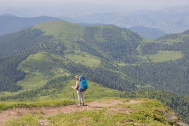 Karpatlarda Trekking, Pop Ivan Marmarassky Pop Ivan Chernogorsk Ukrayna ve Romanya arasındaki sınıra yürüyüş
