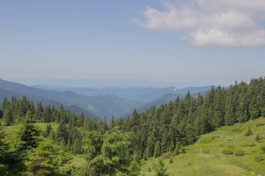 Karpatlarda Trekking, Pop Ivan Marmarassky Pop Ivan Chernogorsk Ukrayna ve Romanya arasındaki sınıra yürüyüş