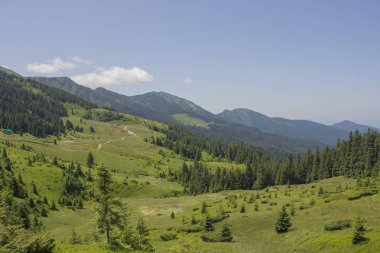 Karpatlarda Trekking, Pop Ivan Marmarassky Pop Ivan Chernogorsk Ukrayna ve Romanya arasındaki sınıra yürüyüş