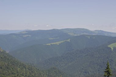 Karpatlarda Trekking, Pop Ivan Marmarassky Pop Ivan Chernogorsk Ukrayna ve Romanya arasındaki sınıra yürüyüş