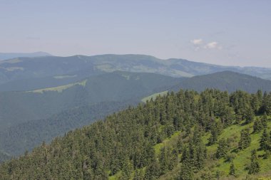 Karpatlarda Trekking, Pop Ivan Marmarassky Pop Ivan Chernogorsk Ukrayna ve Romanya arasındaki sınıra yürüyüş