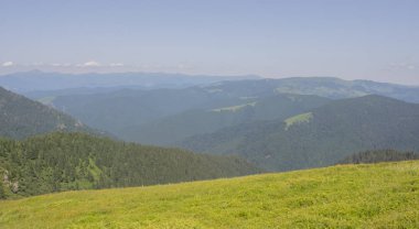 Karpatlarda Trekking, Pop Ivan Marmarassky Pop Ivan Chernogorsk Ukrayna ve Romanya arasındaki sınıra yürüyüş