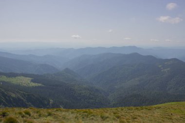 Karpatlarda Trekking, Pop Ivan Marmarassky Pop Ivan Chernogorsk Ukrayna ve Romanya arasındaki sınıra yürüyüş