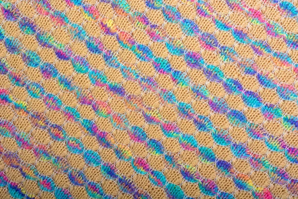 Абстрактный Фон Цветные Трикотажные Ткани Текстуры Диагональные Линии Плоская Укладка — стоковое фото