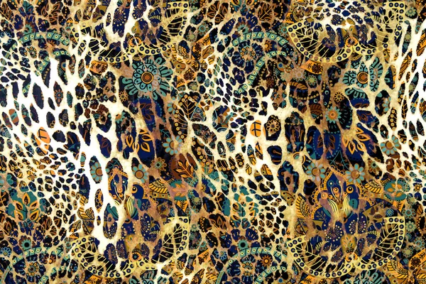 Abstract Leopard Print Texture — Stock Photo, Image