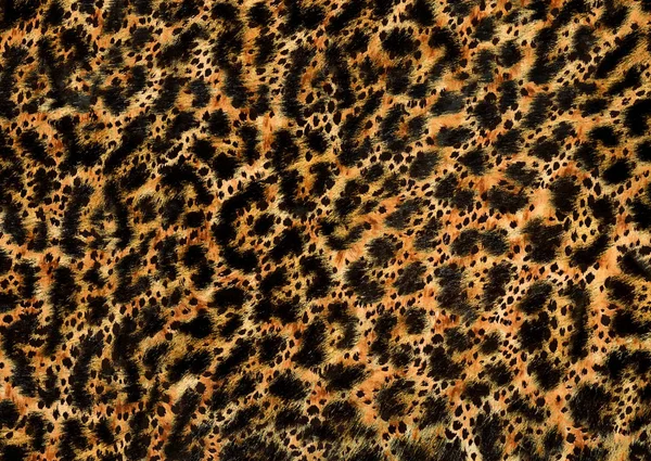 Abstraktní Leopardí Kožešinová Textura Design — Stock fotografie