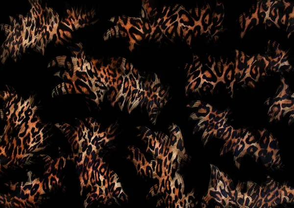 Design Textura Pele Leopardo Abstracto — Fotografia de Stock