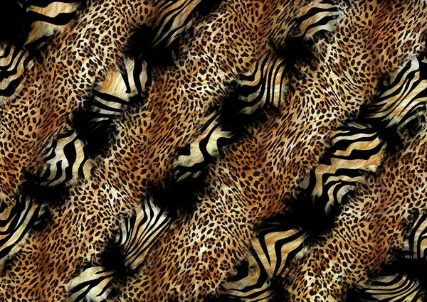 Abstract Leopard Skin Texture Design — Stock Photo, Image