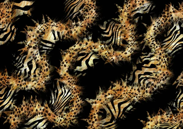 Diseño Abstracto Textura Piel Leopardo —  Fotos de Stock