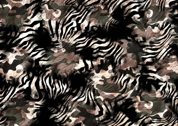 Abstrakte Zebrahaut Textur Design — Stockfoto