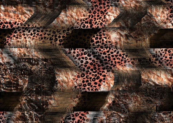 Abstrakt Leopard Hud Struktur Design — Stockfoto