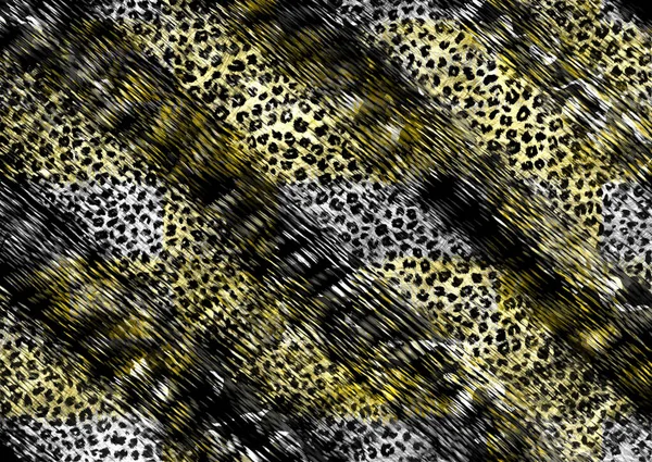 Abstrato Exótico Leopardo Textura Pele — Fotografia de Stock