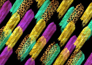 Soyut egzotik leopar deri dokusu