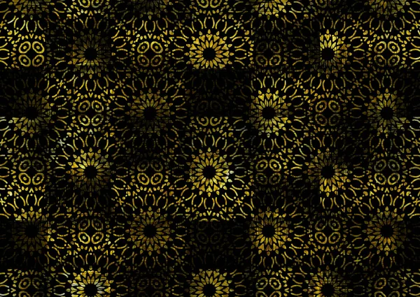 Abstract Geometrisch Patroon Met Weefseltextuur — Stockfoto