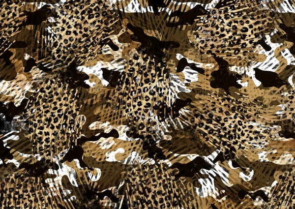 Design Textura Pele Leopardo Abstracto — Fotografia de Stock