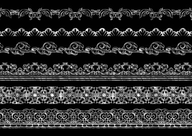 Etnik altın 3D nakış deseni