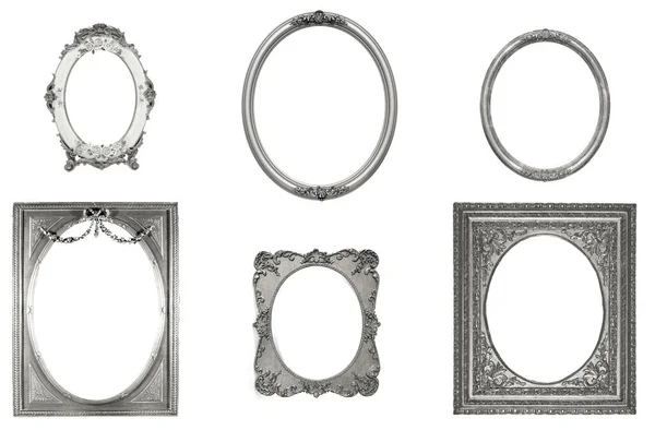 Antique Isolated Picture Frame — Stock Photo, Image