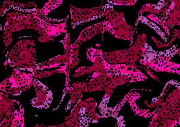 Abstracte Luipaard Huid Textuur Ontwerp — Stockfoto