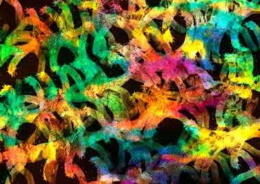 soyut renkli geometrik desen