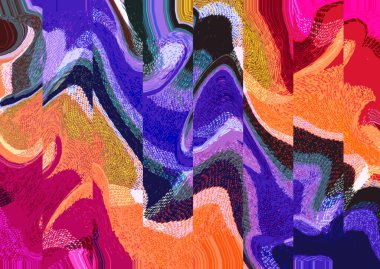 Kumaş desenli geometrik desen