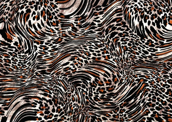 Abstrato Exótico Leopardo Textura Pele — Fotografia de Stock