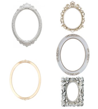 antika izole resim çerçevesi