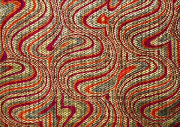 Абстрактный Геометрический Узор Текстурой Ткани — стоковое фото