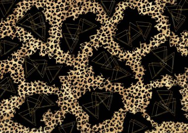 Soyut egzotik leopar deri dokusu