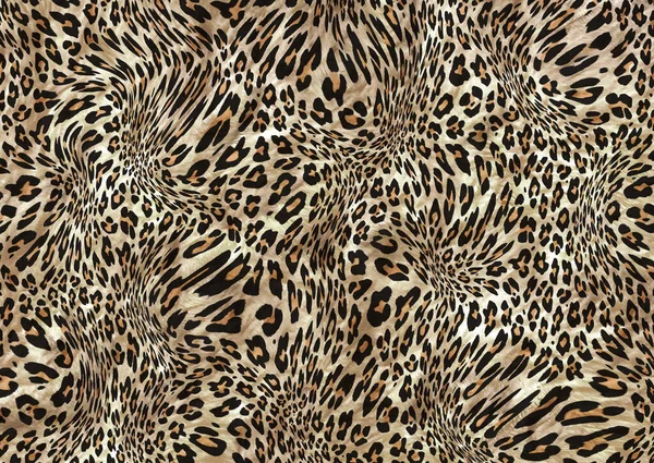 Abstrato Exótico Leopardo Textura Pele — Fotografia de Stock