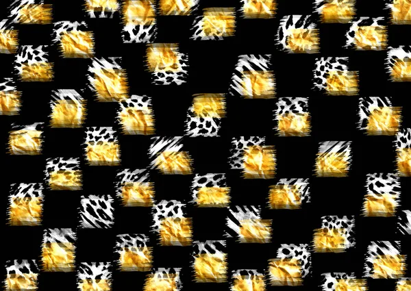 Абстрактная Экзотическая Текстура Кожи Леопарда — стоковое фото