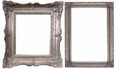 izole edilmiş antika lüks resim çerçevesi