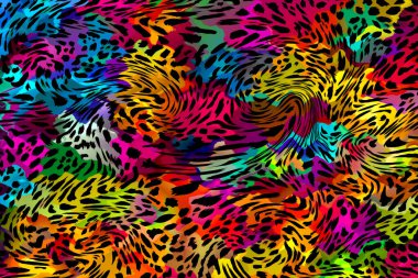 Soyut egzotik leopar deri dokusu