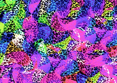 Soyut egzotik leopar deri dokusu